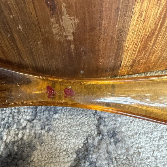 Vintage Empire Amber Plastic Shoe Clothing Brush 12" - Picture 2 of 3